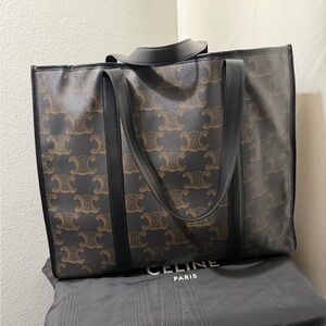 Celine XL Triomphe Cabas Tote